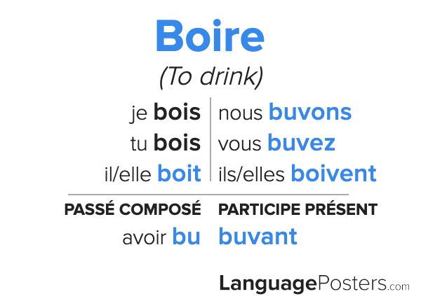 Past Tense Of Boire In French